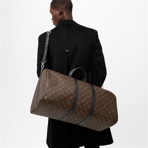 louis vuitton keepall bandouliere 55 macassar|louis vuitton keepall monogram.